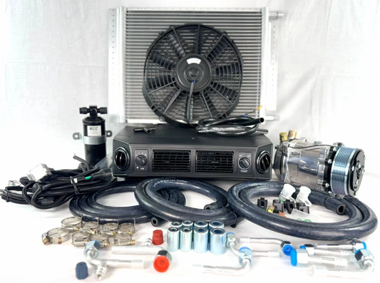 NEW A/C KIT UNIVERSAL UNDER DASH SERPENTINE COMPRESSOR KIT AIR CONDITIONER 12V