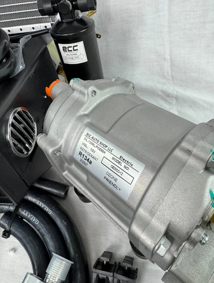 NEW A/C-KIT UNDER DASH EVAPORATOR 100% ELECTRIC COMPRESSOR 848-100 HEAT & COOL