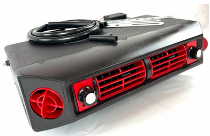 A/C KIT UNIVERSAL UNDER DASH EVAPORATOR 404-100 RED  12V WITH ELECTRICAL HARNESS