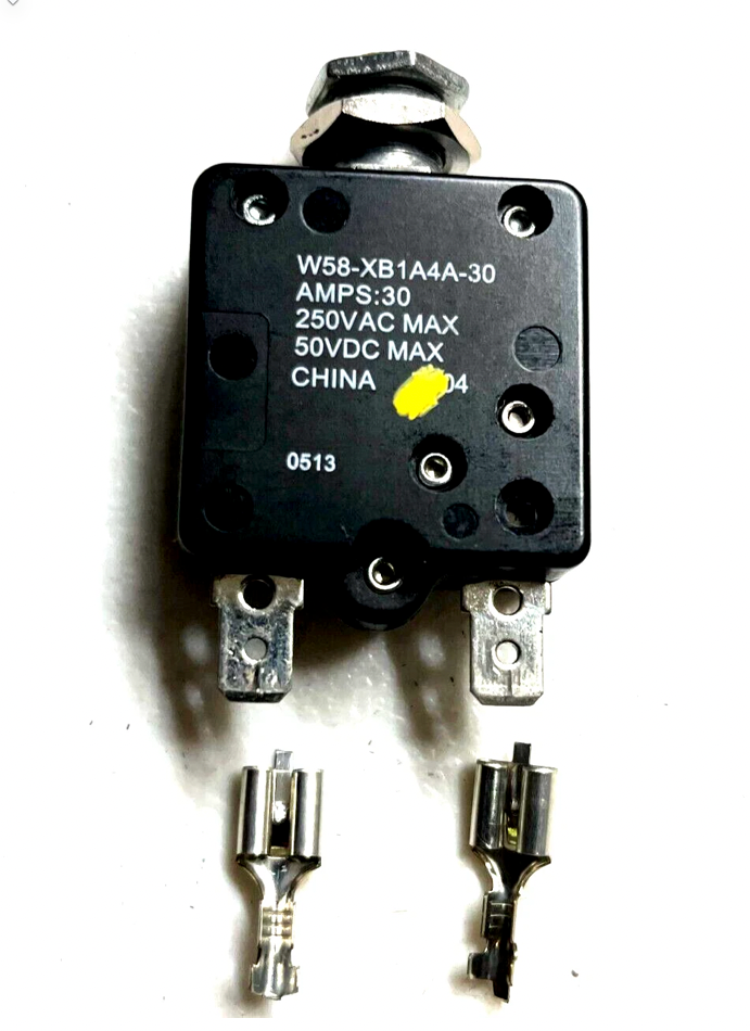 Tyco 30 amp circuit breaker HMMWV m998 5 ton M939 army military W58-XB1A4A-30