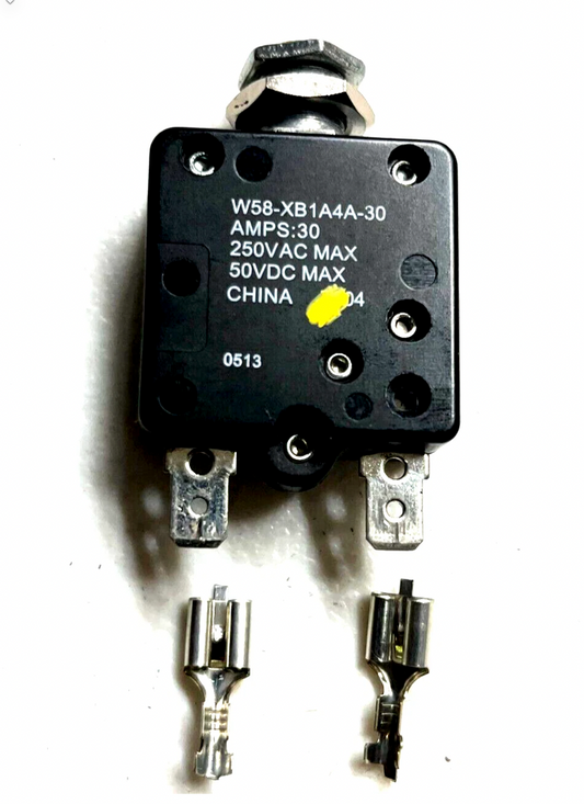 Tyco 30 amp circuit breaker HMMWV m998 5 ton M939 army military W58-XB1A4A-30