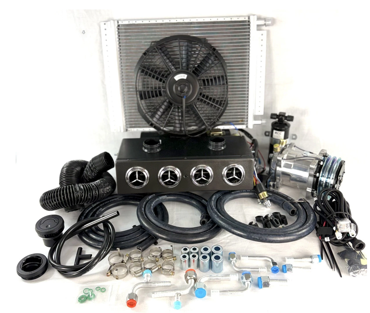 A/C KIT UNIVERSAL UNDER DASH  HEAT & COOL 404 WITH 2 AUXILIARY DEFROSTER VENT