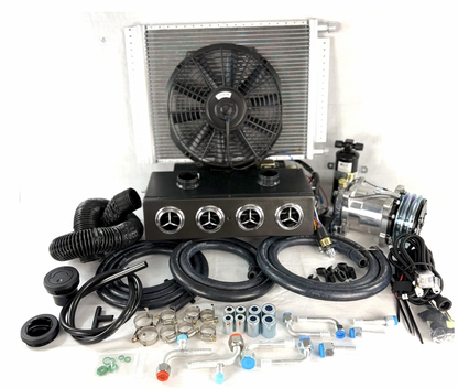 A/C KIT UNIVERSAL UNDER DASH  HEAT & COOL 404 WITH 2 AUXILIARY DEFROSTER VENT