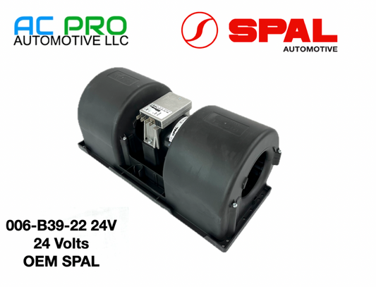 SPAL 017-B39-22 24V DOUBLE BLOWER ASSEMBLY 73R5624 RD-5-9204-1P 006-B40-22