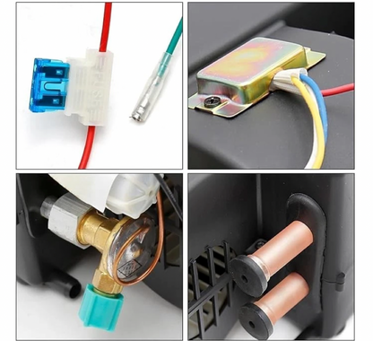 A/C KIT UNIVERSAL IN DASH EVAPORATOR 450-000 Top port Outlets HEAT & COOL