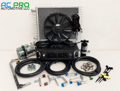 A/C KIT UNIVERSAL UNDERDASH EVAPORATOR 432-100 H/C 12V WITH ELECTRICAL HARNESS