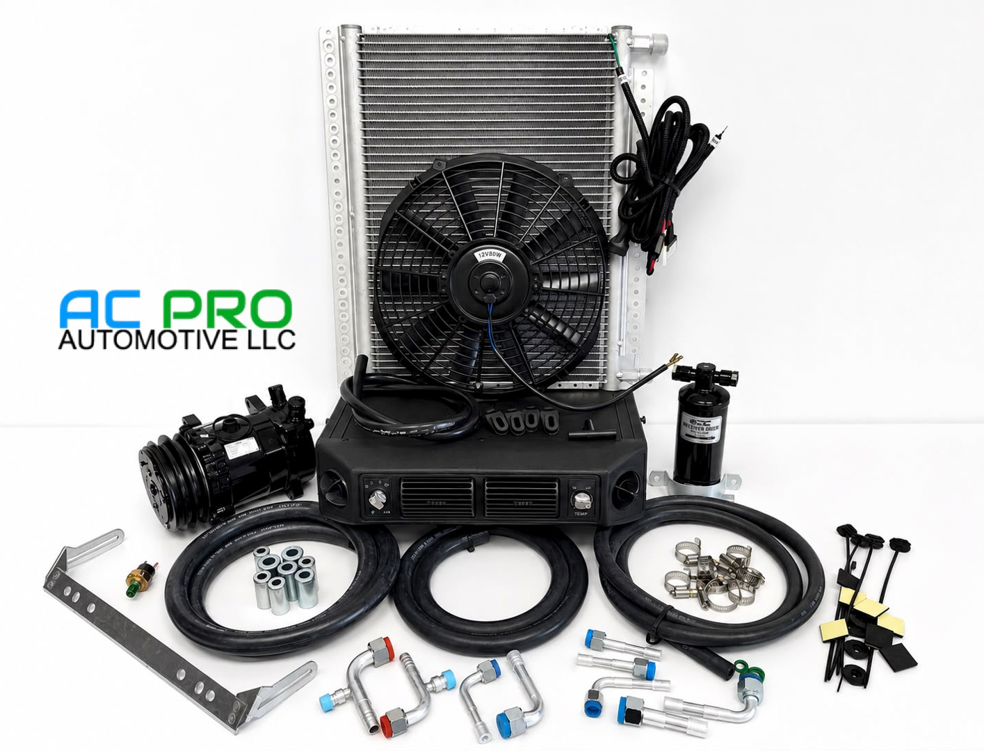 Under Dash Air Conditioner with Heating, Universal 12 Volt-CONDENSER20*12
