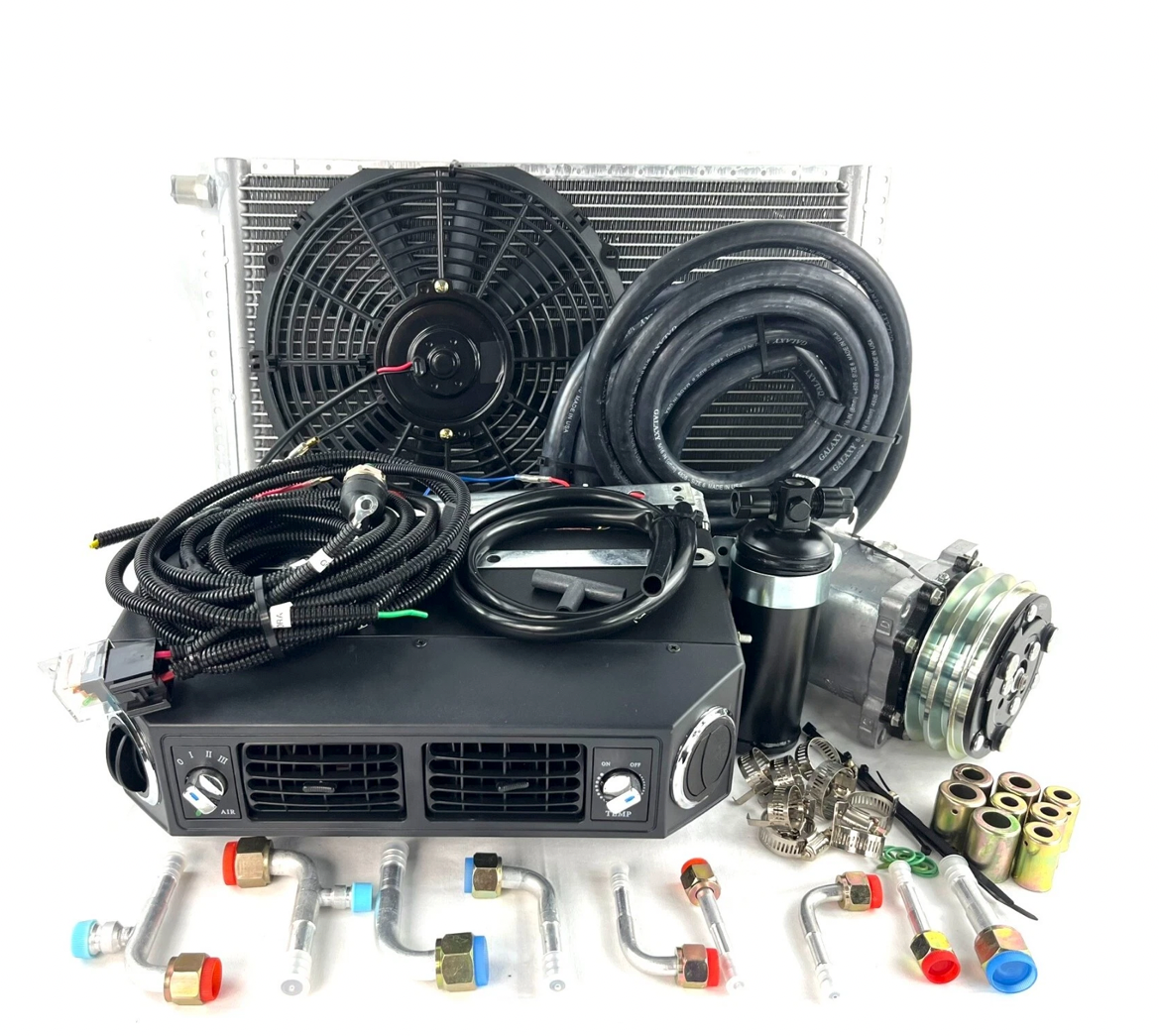 A/C KIT UNIVERSAL UNDERDASH  HOT ROD 14H x 16L CONDENSER MODEL 202-100