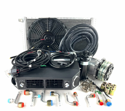 A/C KIT UNIVERSAL UNDERDASH  HOT ROD 14H x 16L CONDENSER MODEL 202-100