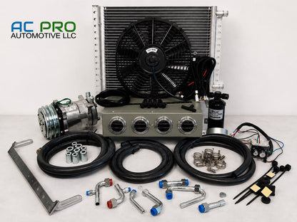 A/C KIT UNIVERSAL UNDER DASH EVAPORATOR 432-0 SH GREY COMPRESSOR 2A SILVER