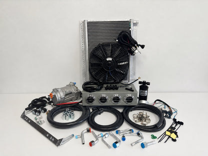 A/C KIT UNIVERSAL UNDER DASH EVAPORATOR 432-0 SH GREY CONDENSER 20*12 ELECTRIC