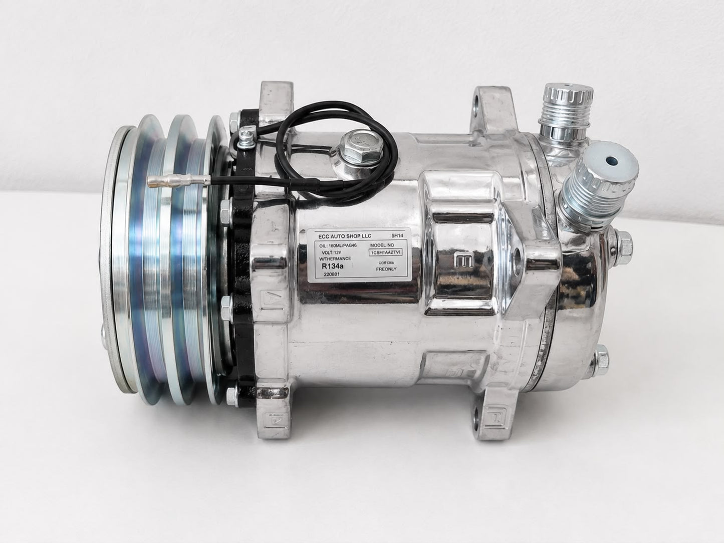 A/C KIT UNIVERSAL UNDERDASH 432-10 GREY CONDENSER 20X12 C/O COMPRESSOR 2A SILVER