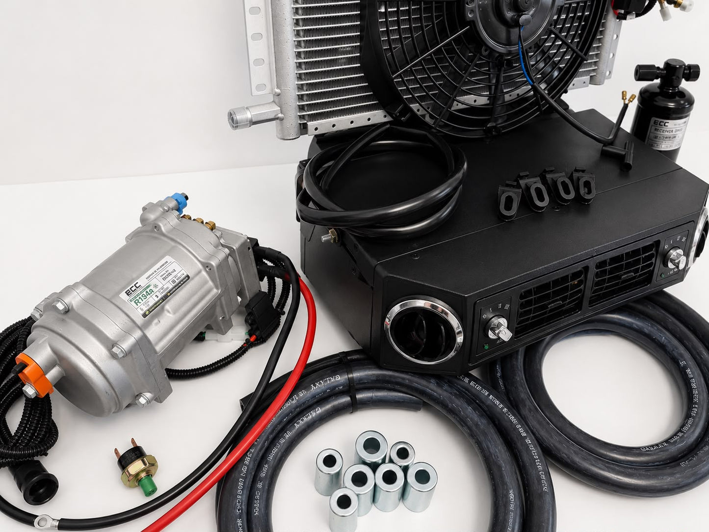 A/C KIT UNIVERSAL UNDERDASH EVAPORATOR 432-100 H/C 12V ELECTRIC