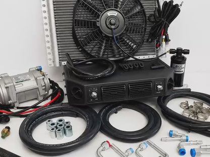 A/C KIT UNIVERSAL UNDERDASH ELECTRIC COMPRESSOR BEU 404-100 HEAT & COOL 12V