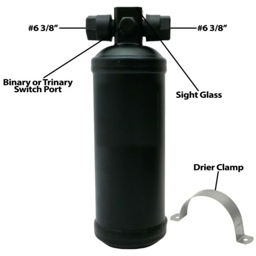 A/C  HOSE FITTING KIT UNIVERSAL WITH DRIER AND BINARY SWITCH